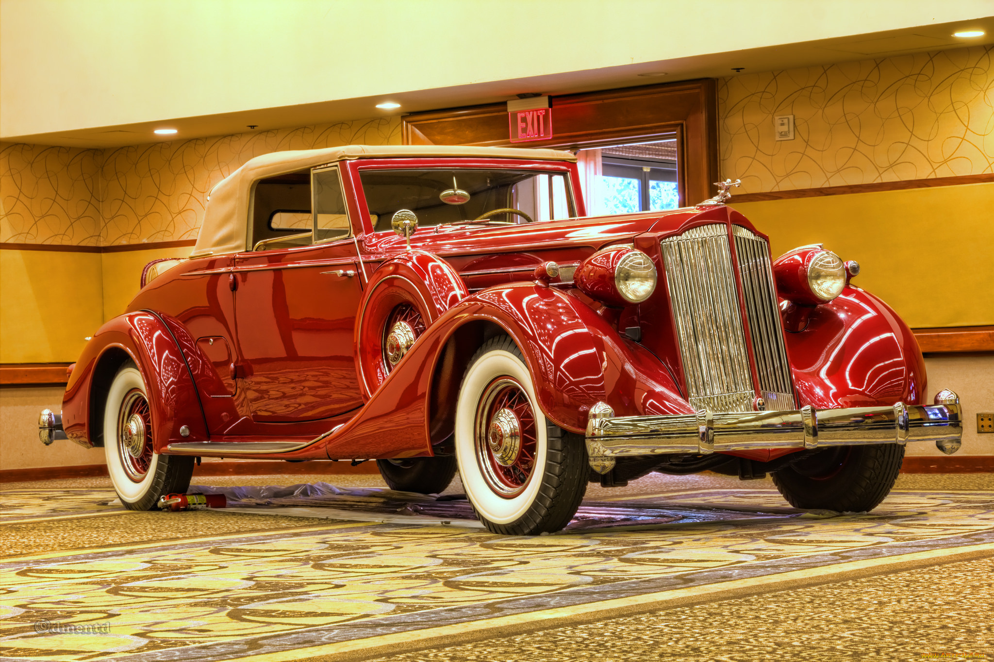 1936 packard twelve bohman & schwartz coupe roadster, ,    , , 